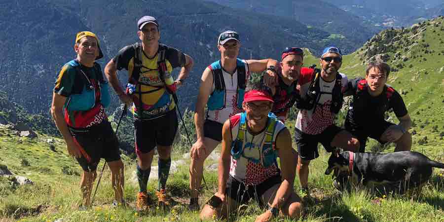 Entrenando en el pirineo con los compis @fondistesblanes